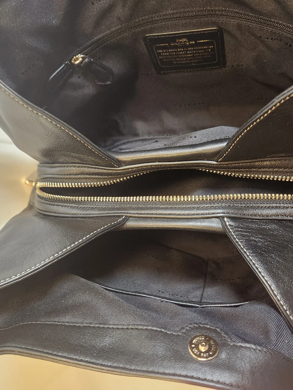 Coach Edie 31 Color-Blocked Shoulder Bag